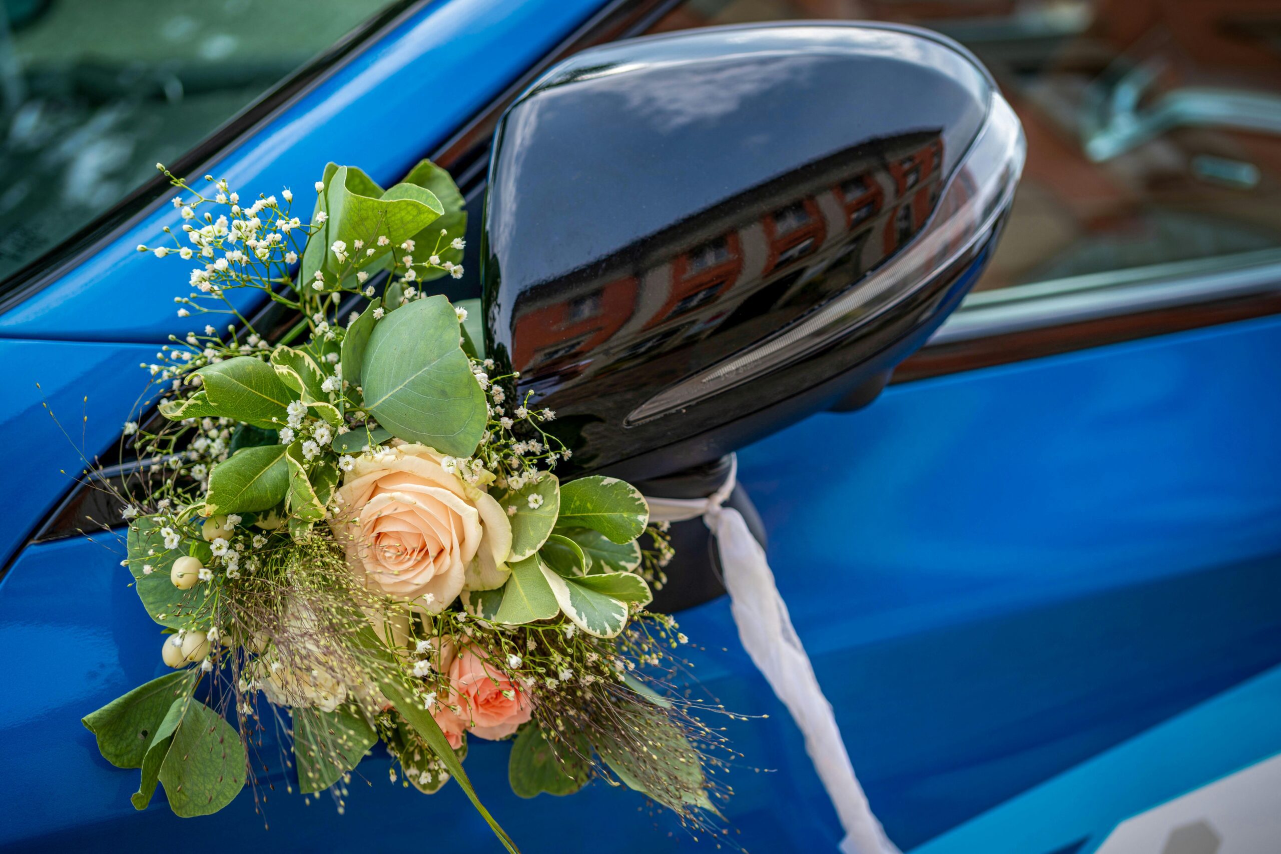 Wedding car decoration