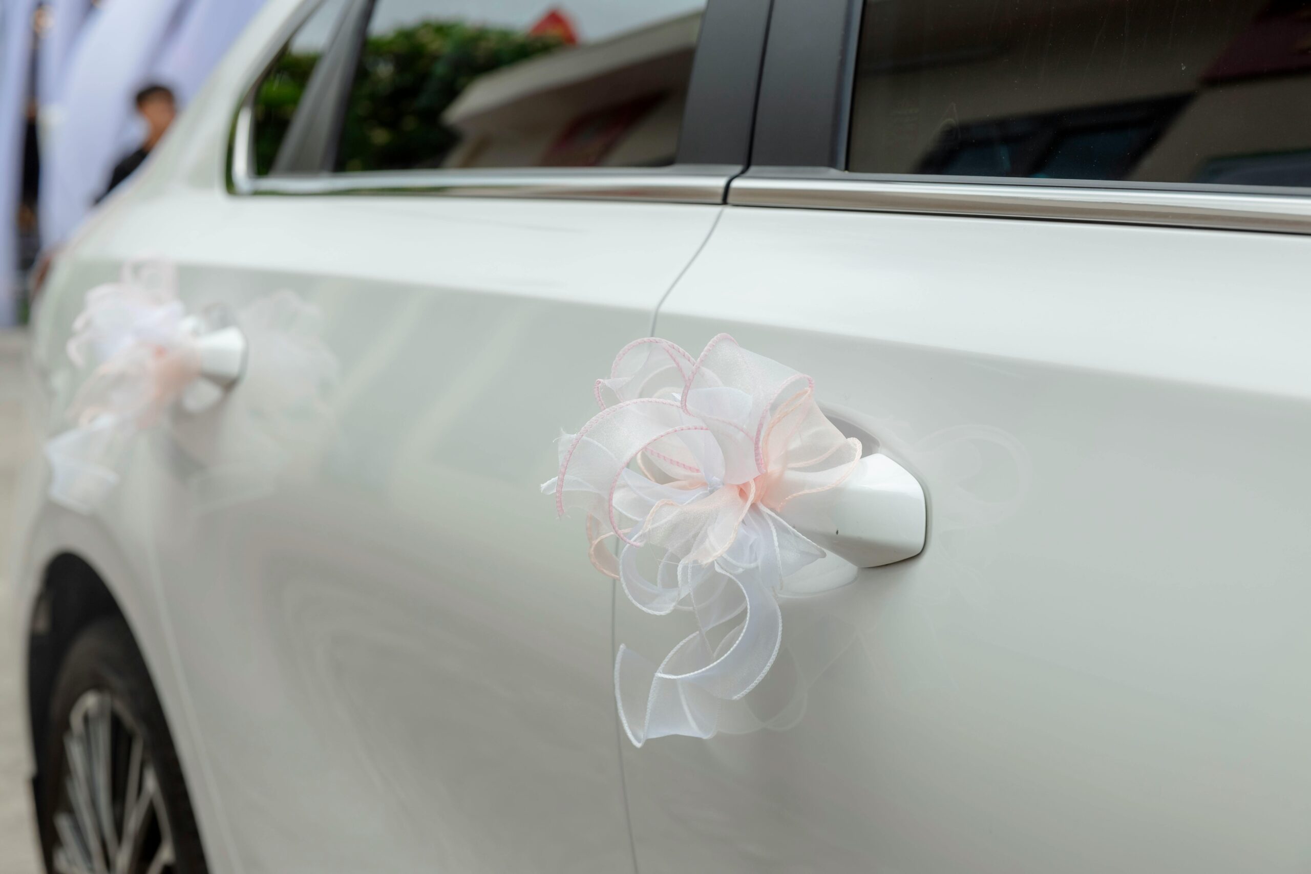 Wedding car decoration